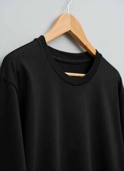 AGNA Premium Cotton T-shirt 28s - Black