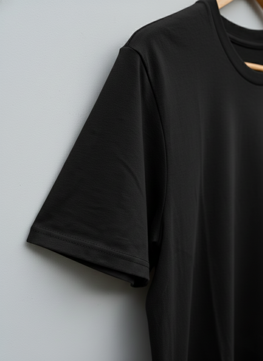 AGNA Premium Cotton T-shirt 28s - Black