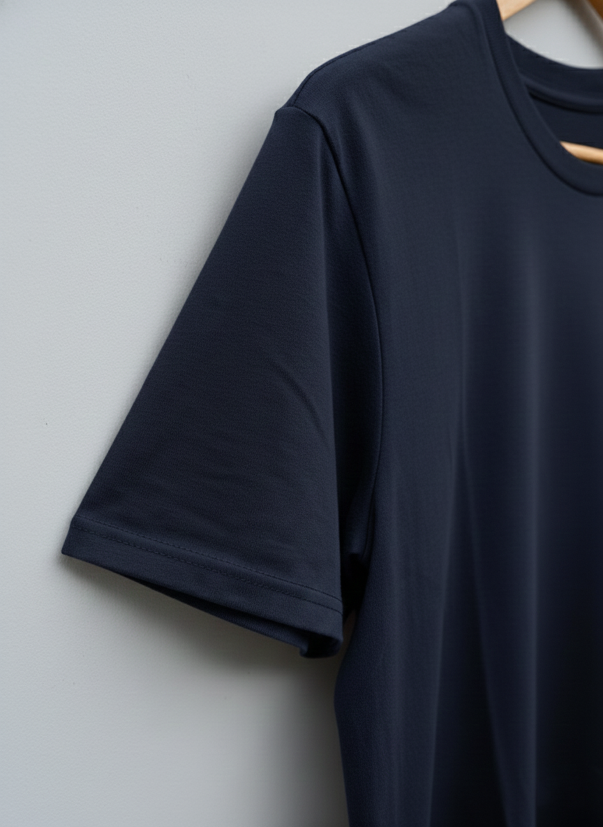 AGNA Premium Cotton T-shirt 28s - Navy