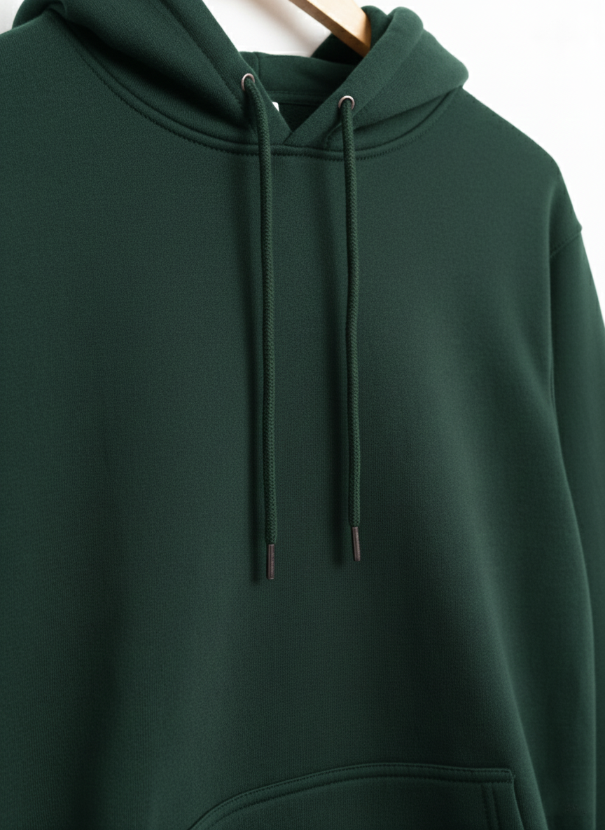 AGNA Premium Fleece Hoddie - Hijau Botol