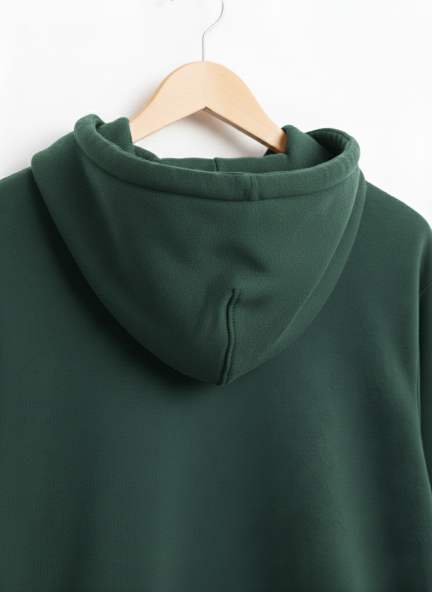 AGNA Premium Fleece Hoddie - Hijau Botol